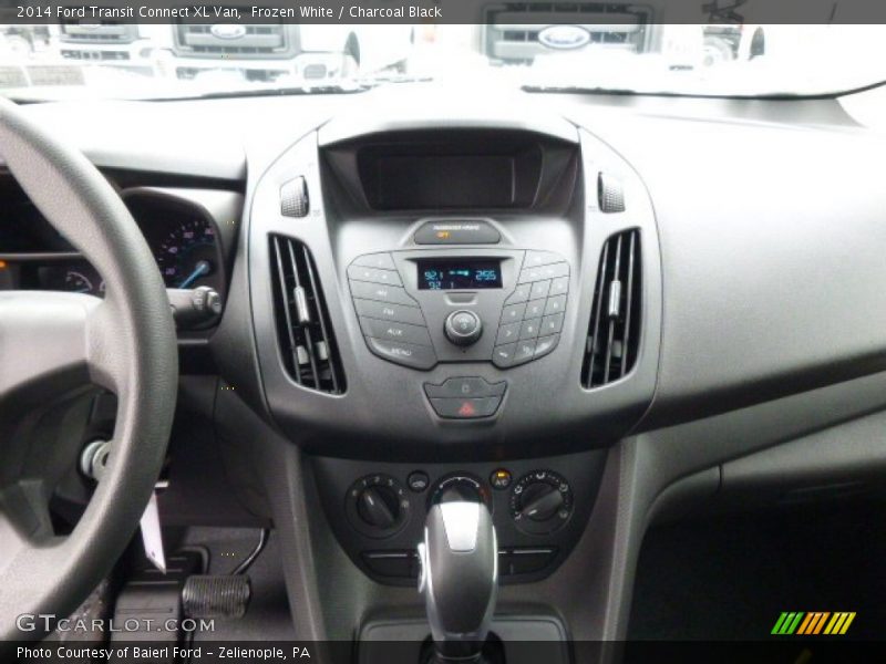Frozen White / Charcoal Black 2014 Ford Transit Connect XL Van