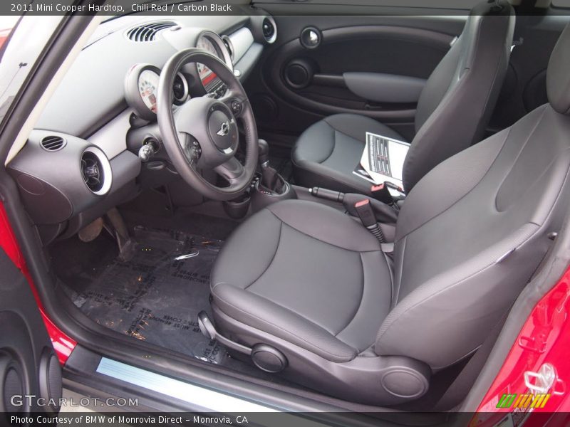Chili Red / Carbon Black 2011 Mini Cooper Hardtop