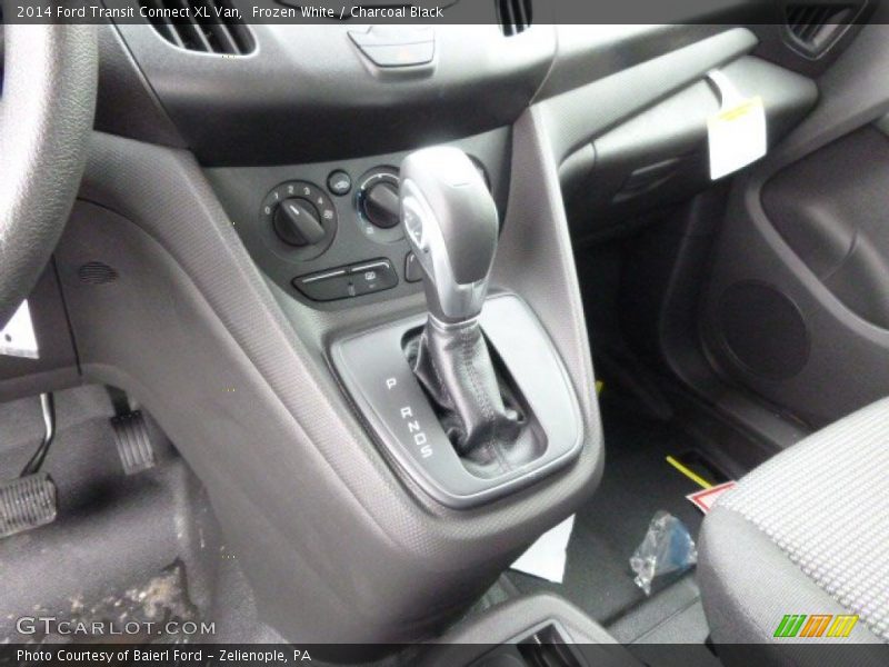 Frozen White / Charcoal Black 2014 Ford Transit Connect XL Van
