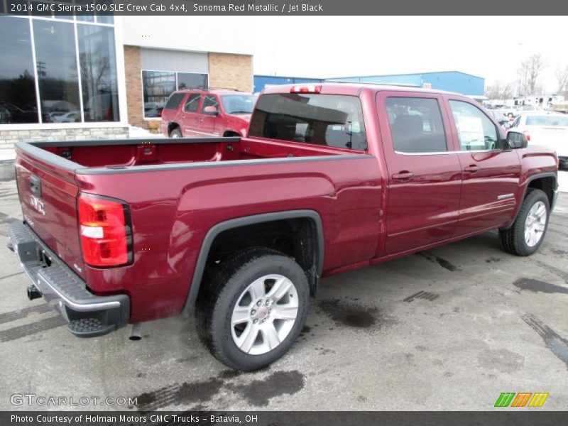 Sonoma Red Metallic / Jet Black 2014 GMC Sierra 1500 SLE Crew Cab 4x4