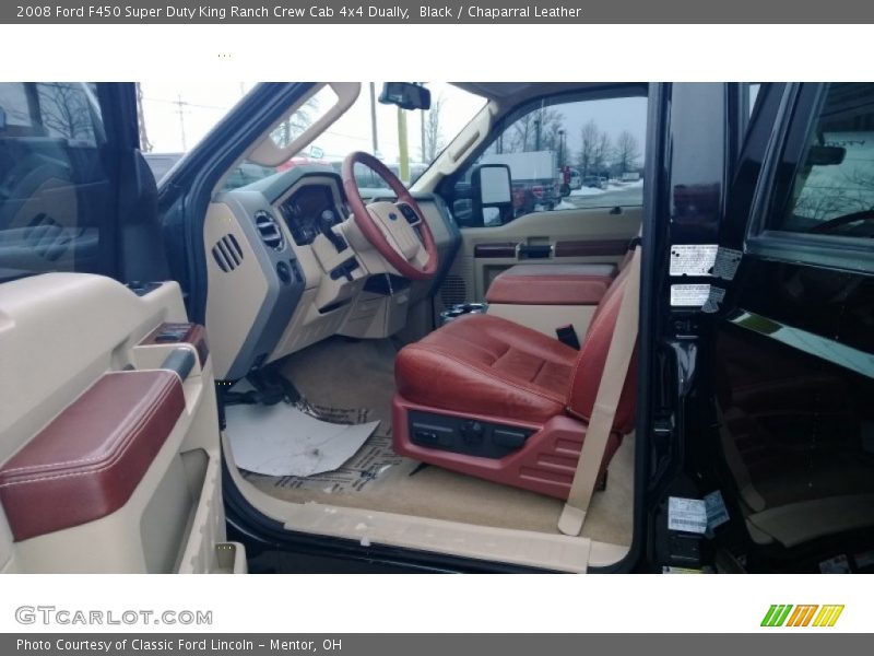 Black / Chaparral Leather 2008 Ford F450 Super Duty King Ranch Crew Cab 4x4 Dually