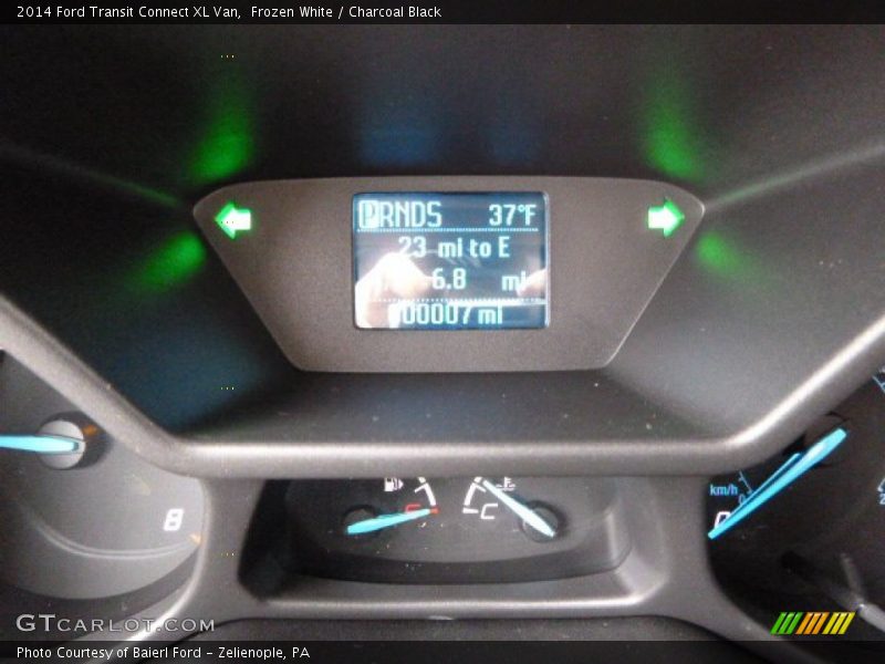 Frozen White / Charcoal Black 2014 Ford Transit Connect XL Van