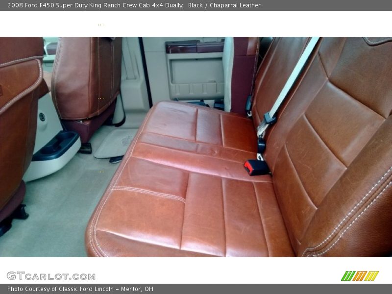 Black / Chaparral Leather 2008 Ford F450 Super Duty King Ranch Crew Cab 4x4 Dually