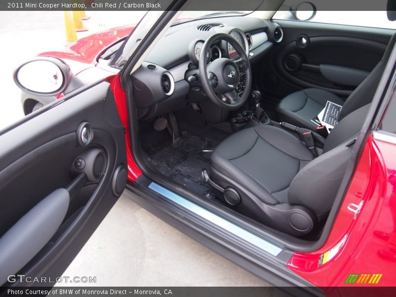 Chili Red / Carbon Black 2011 Mini Cooper Hardtop
