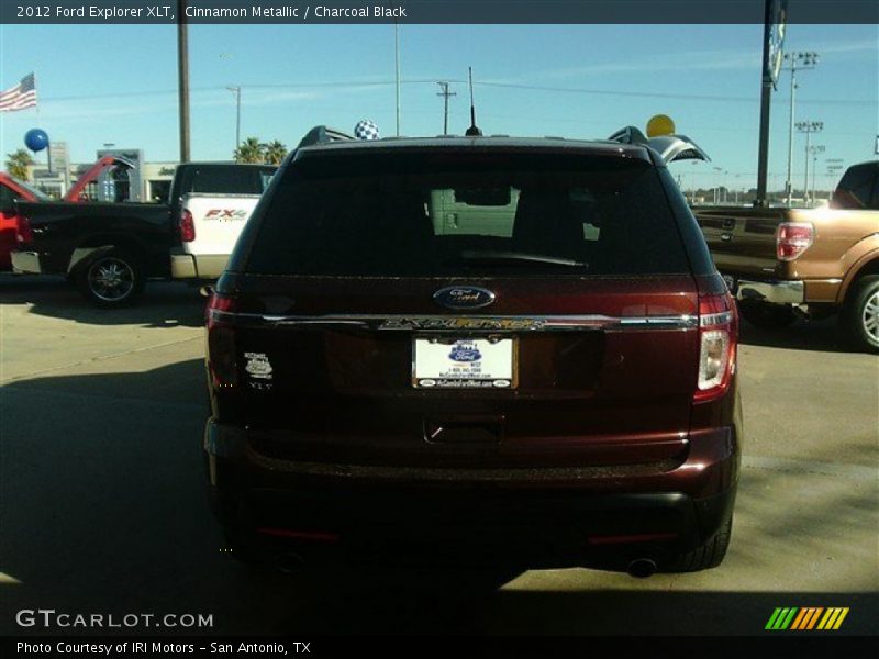 Cinnamon Metallic / Charcoal Black 2012 Ford Explorer XLT