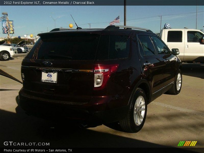 Cinnamon Metallic / Charcoal Black 2012 Ford Explorer XLT
