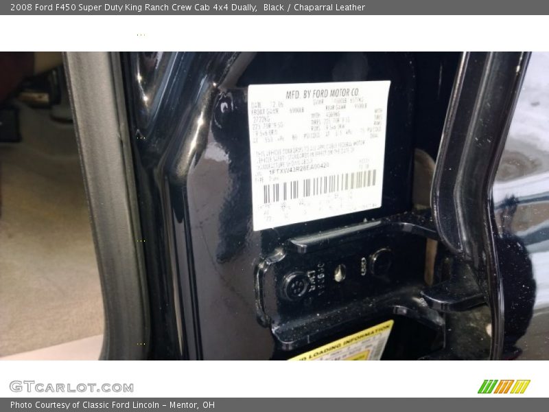 Black / Chaparral Leather 2008 Ford F450 Super Duty King Ranch Crew Cab 4x4 Dually