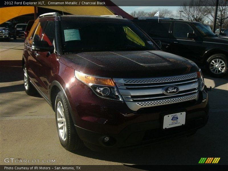 Cinnamon Metallic / Charcoal Black 2012 Ford Explorer XLT