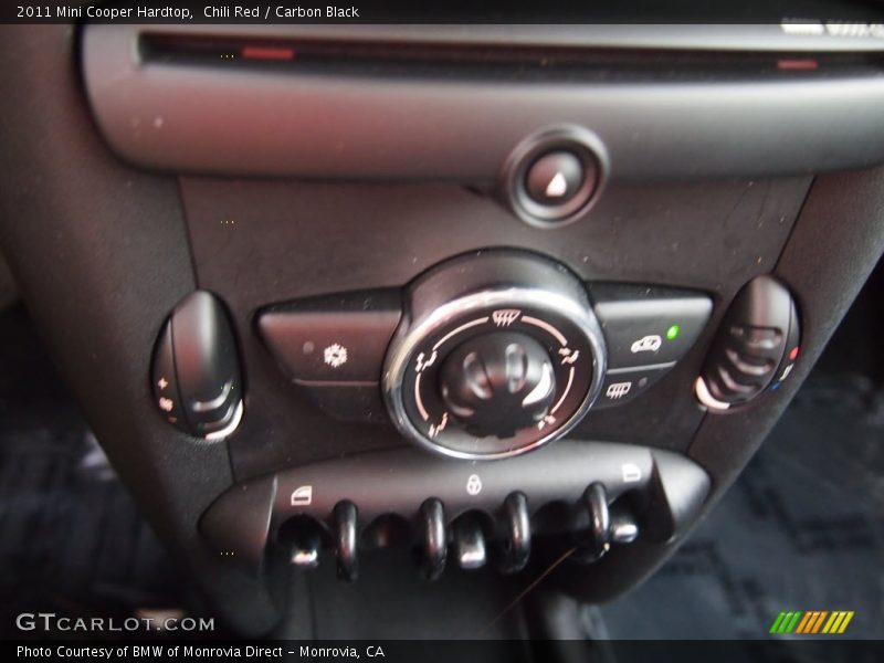 Chili Red / Carbon Black 2011 Mini Cooper Hardtop