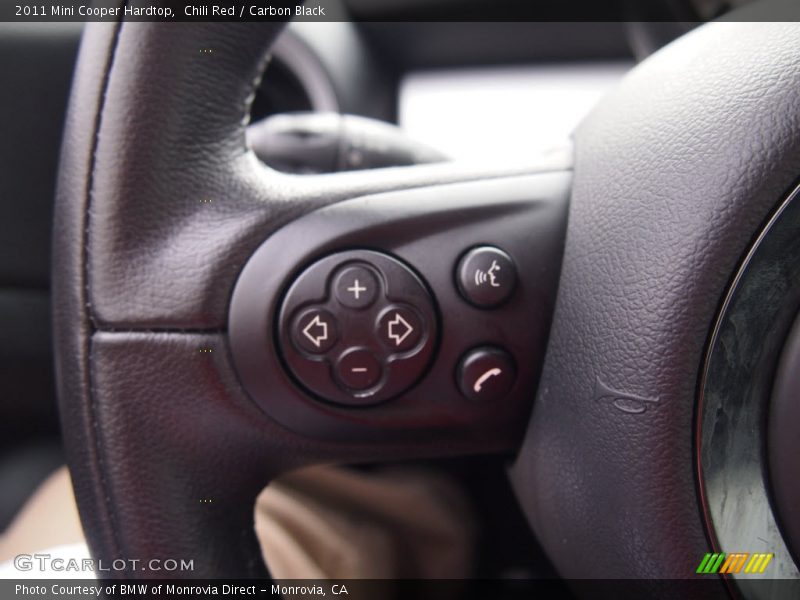 Chili Red / Carbon Black 2011 Mini Cooper Hardtop