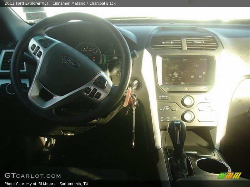 Cinnamon Metallic / Charcoal Black 2012 Ford Explorer XLT