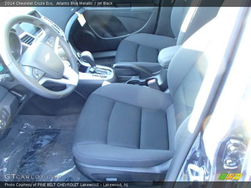Atlantis Blue Metallic / Jet Black 2014 Chevrolet Cruze Eco