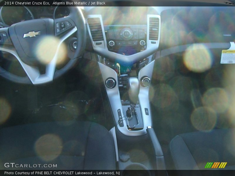 Atlantis Blue Metallic / Jet Black 2014 Chevrolet Cruze Eco