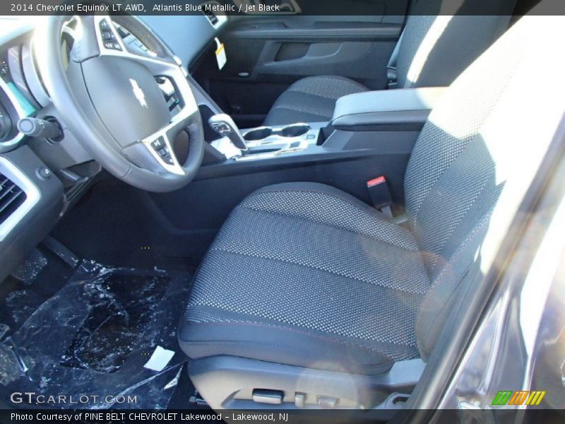 Atlantis Blue Metallic / Jet Black 2014 Chevrolet Equinox LT AWD