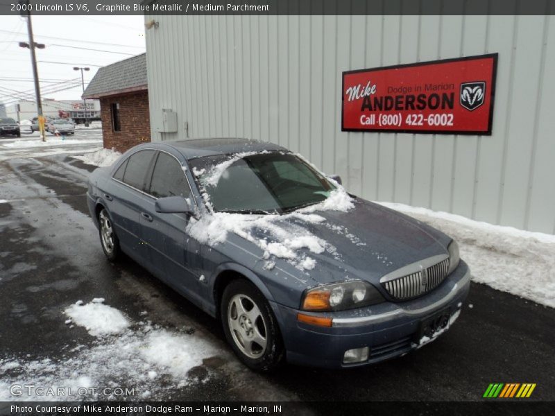 Graphite Blue Metallic / Medium Parchment 2000 Lincoln LS V6