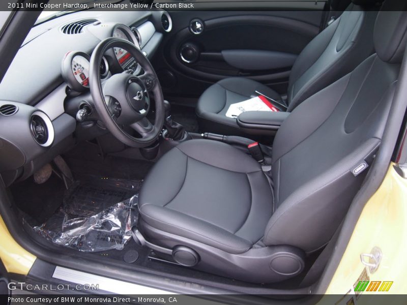 Interchange Yellow / Carbon Black 2011 Mini Cooper Hardtop