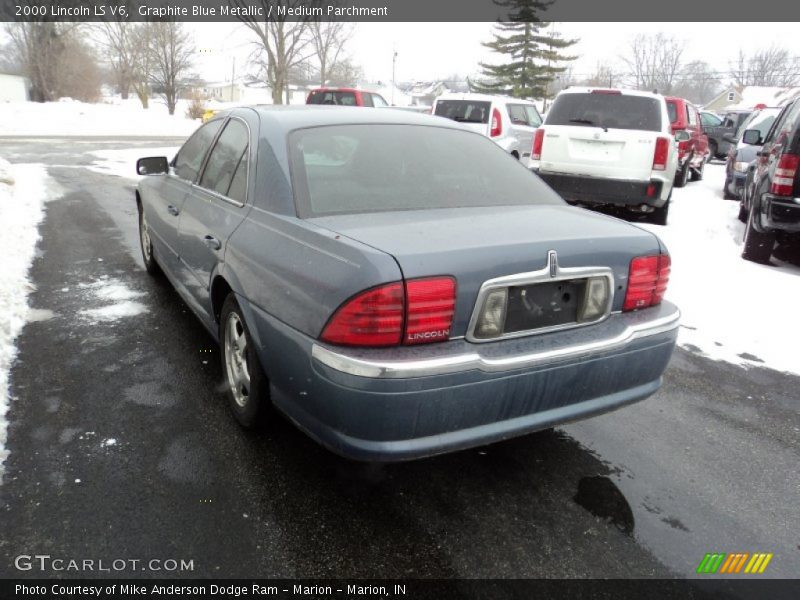 Graphite Blue Metallic / Medium Parchment 2000 Lincoln LS V6