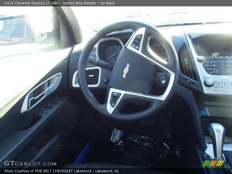 Atlantis Blue Metallic / Jet Black 2014 Chevrolet Equinox LT AWD