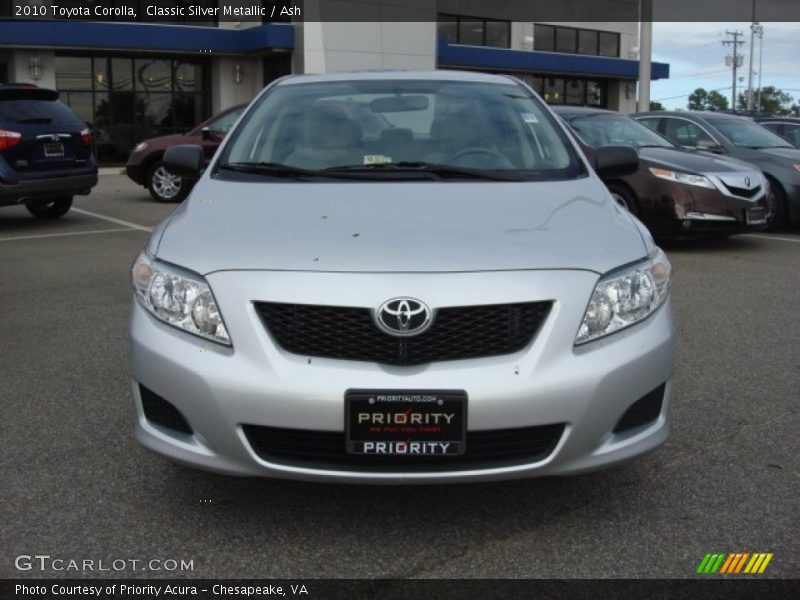 Classic Silver Metallic / Ash 2010 Toyota Corolla
