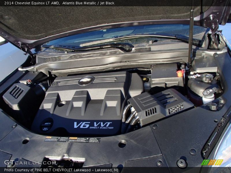 Atlantis Blue Metallic / Jet Black 2014 Chevrolet Equinox LT AWD