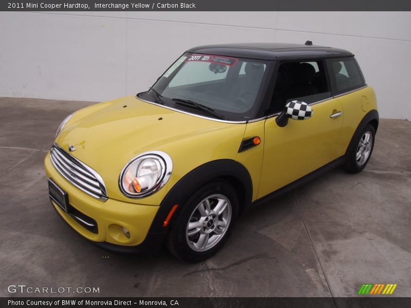 Interchange Yellow / Carbon Black 2011 Mini Cooper Hardtop