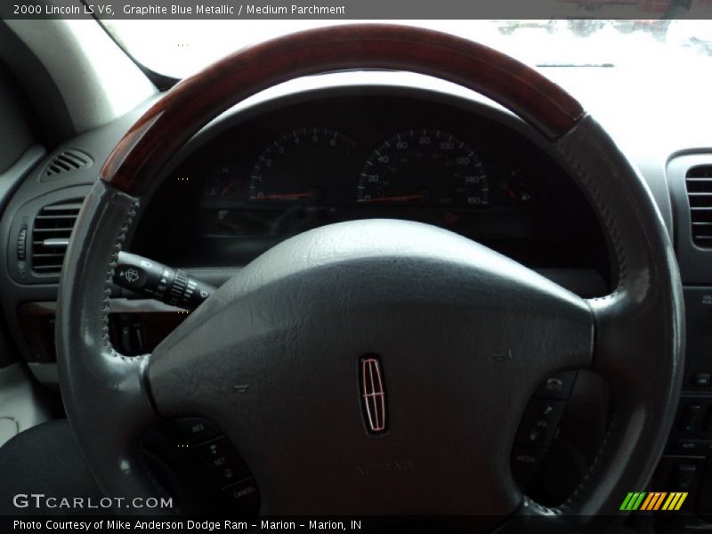 Graphite Blue Metallic / Medium Parchment 2000 Lincoln LS V6