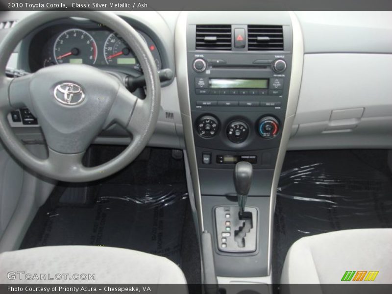 Classic Silver Metallic / Ash 2010 Toyota Corolla
