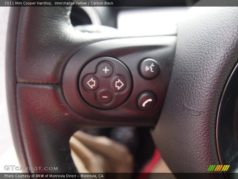 Interchange Yellow / Carbon Black 2011 Mini Cooper Hardtop