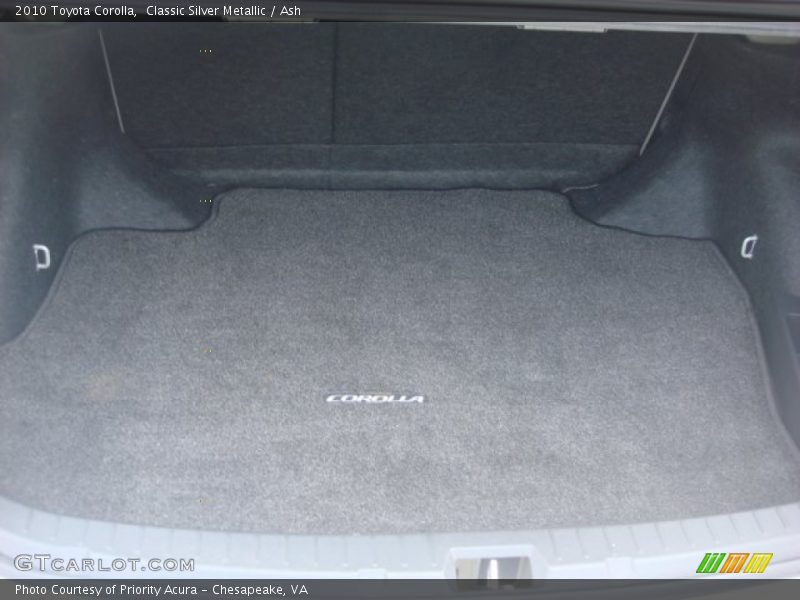 Classic Silver Metallic / Ash 2010 Toyota Corolla