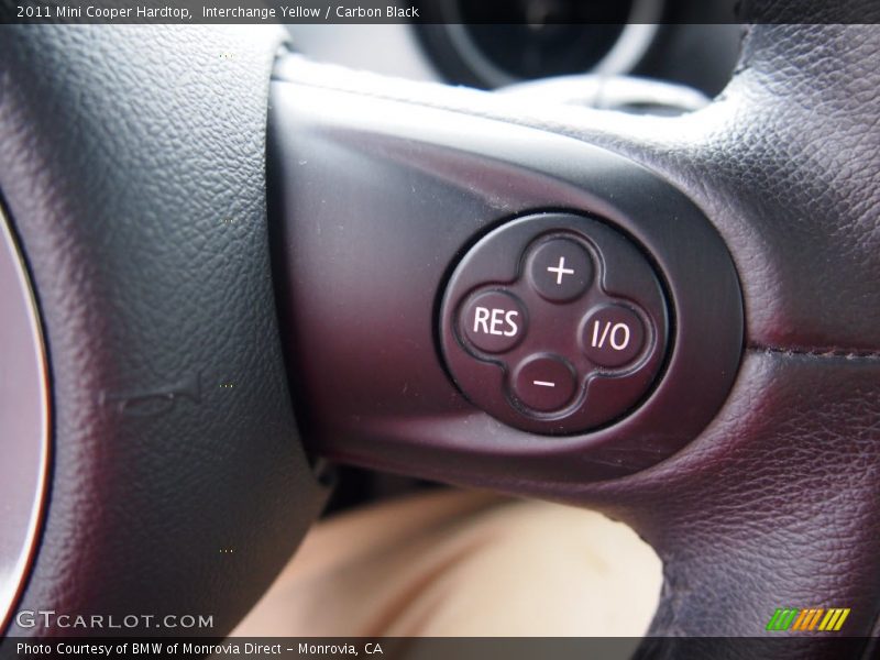 Interchange Yellow / Carbon Black 2011 Mini Cooper Hardtop