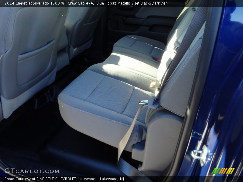 Blue Topaz Metallic / Jet Black/Dark Ash 2014 Chevrolet Silverado 1500 WT Crew Cab 4x4