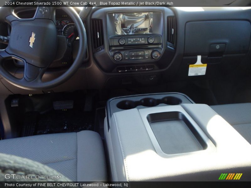 Blue Topaz Metallic / Jet Black/Dark Ash 2014 Chevrolet Silverado 1500 WT Crew Cab 4x4