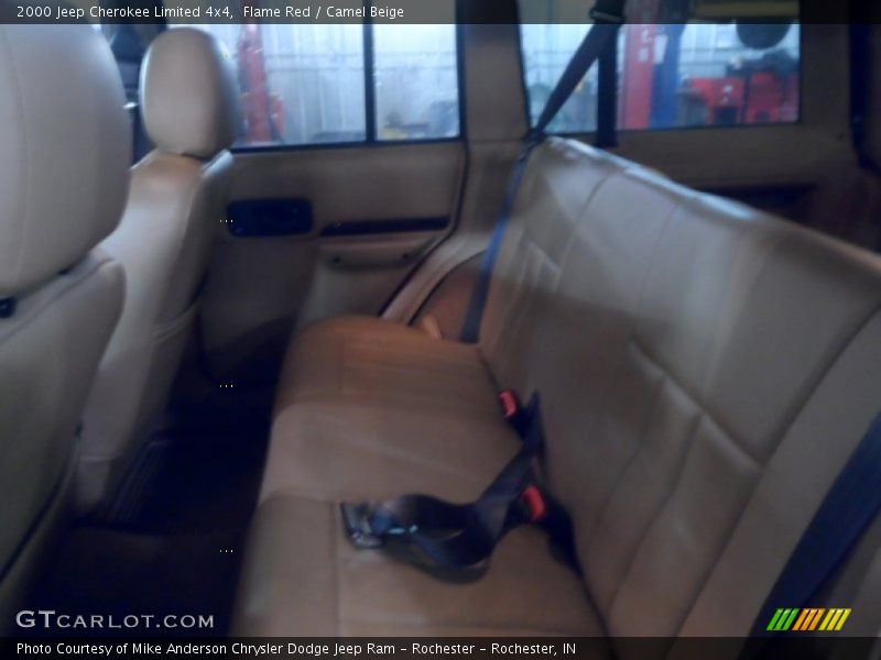 Flame Red / Camel Beige 2000 Jeep Cherokee Limited 4x4
