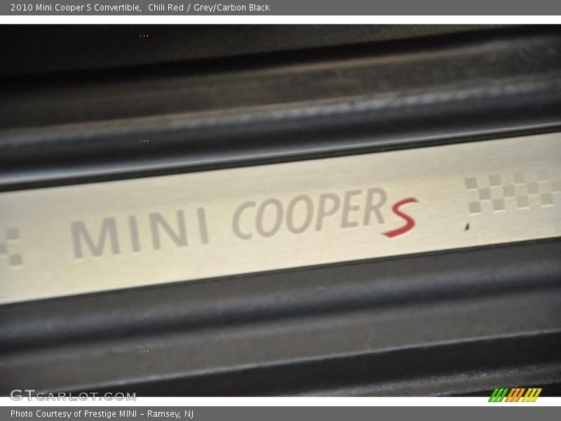 Chili Red / Grey/Carbon Black 2010 Mini Cooper S Convertible