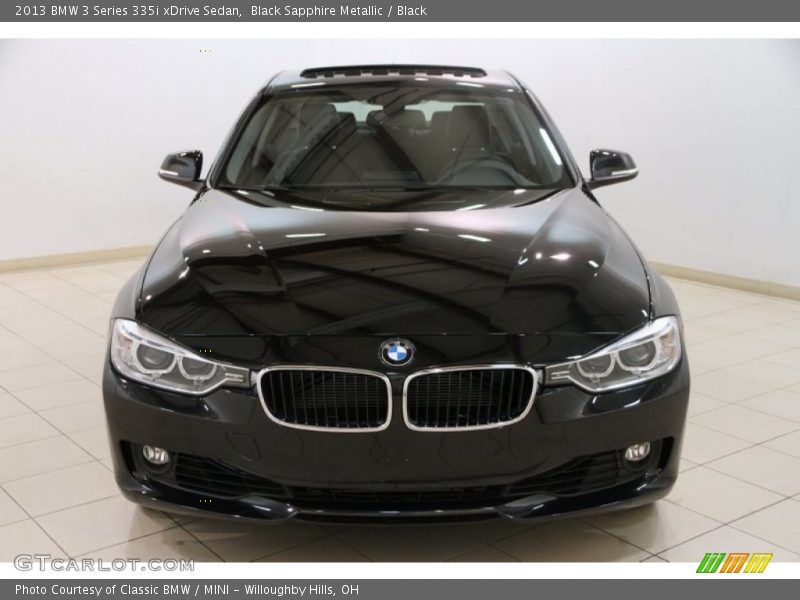 Black Sapphire Metallic / Black 2013 BMW 3 Series 335i xDrive Sedan