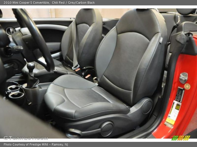 Chili Red / Grey/Carbon Black 2010 Mini Cooper S Convertible