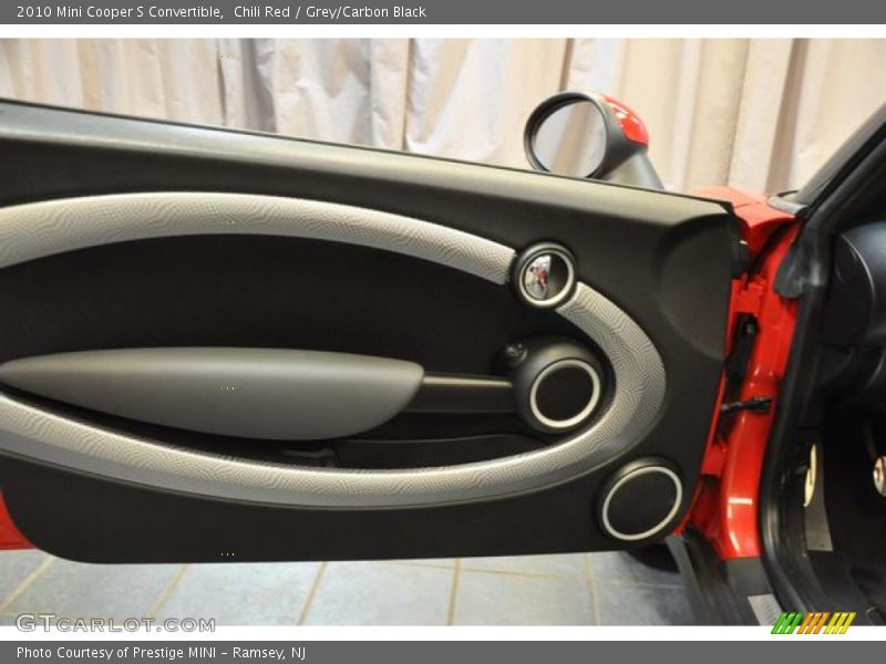 Chili Red / Grey/Carbon Black 2010 Mini Cooper S Convertible