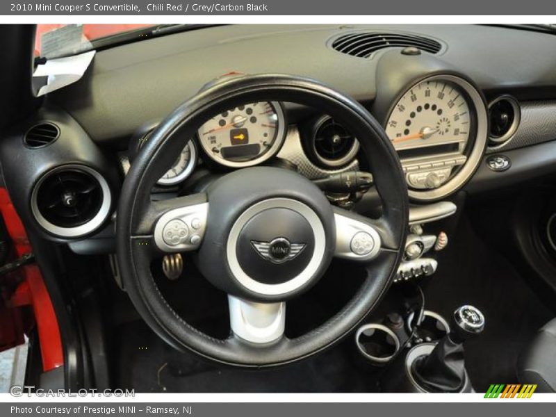 Chili Red / Grey/Carbon Black 2010 Mini Cooper S Convertible
