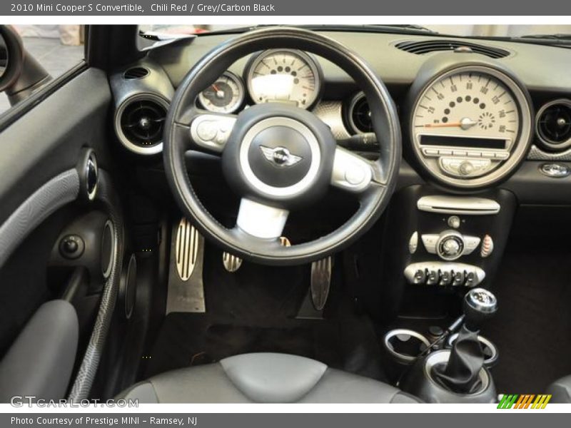 Chili Red / Grey/Carbon Black 2010 Mini Cooper S Convertible