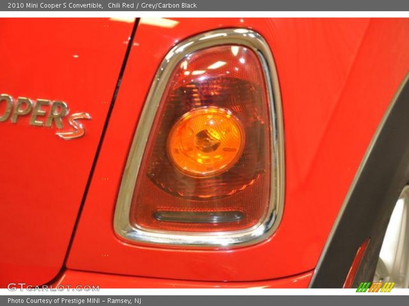 Chili Red / Grey/Carbon Black 2010 Mini Cooper S Convertible