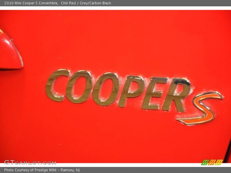 Chili Red / Grey/Carbon Black 2010 Mini Cooper S Convertible