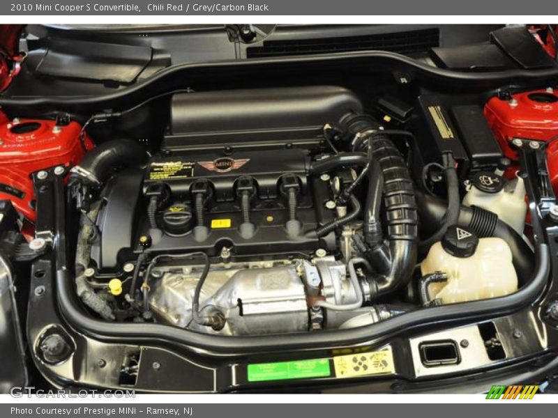 Chili Red / Grey/Carbon Black 2010 Mini Cooper S Convertible