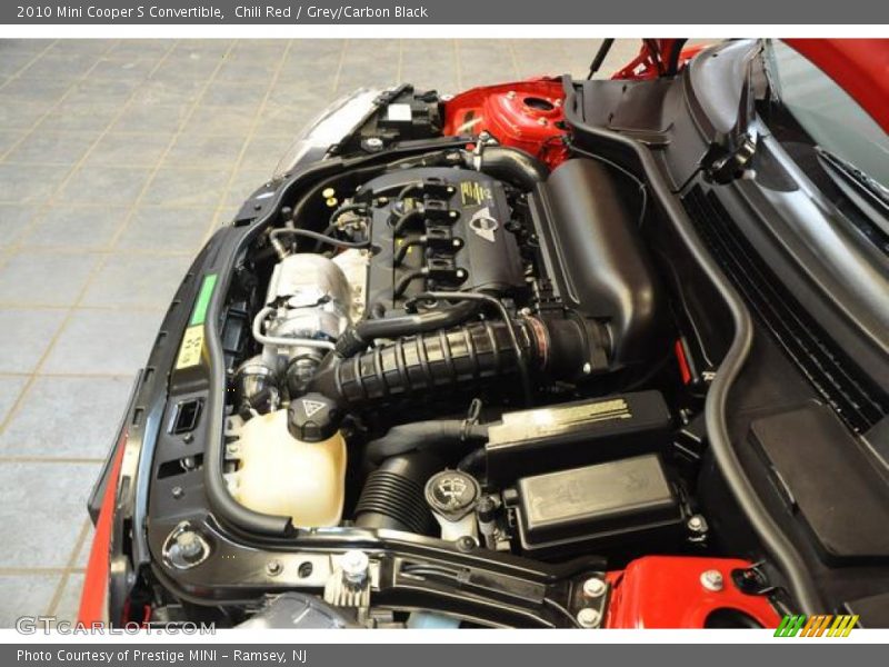 Chili Red / Grey/Carbon Black 2010 Mini Cooper S Convertible