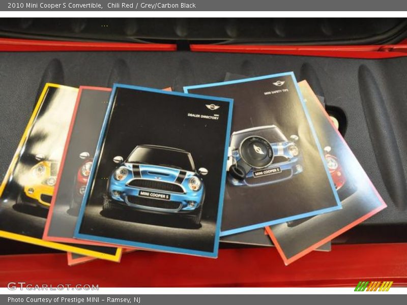 Chili Red / Grey/Carbon Black 2010 Mini Cooper S Convertible