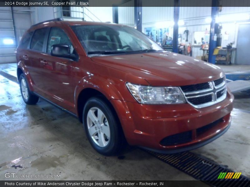 Copper Pearl / Black 2014 Dodge Journey SE