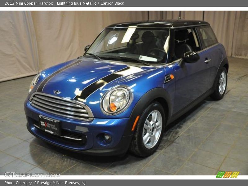 Lightning Blue Metallic / Carbon Black 2013 Mini Cooper Hardtop