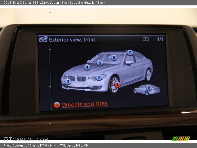 Black Sapphire Metallic / Black 2013 BMW 3 Series 335i xDrive Sedan