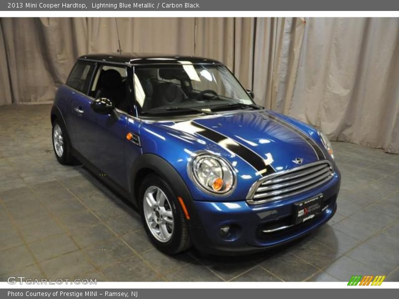 Lightning Blue Metallic / Carbon Black 2013 Mini Cooper Hardtop