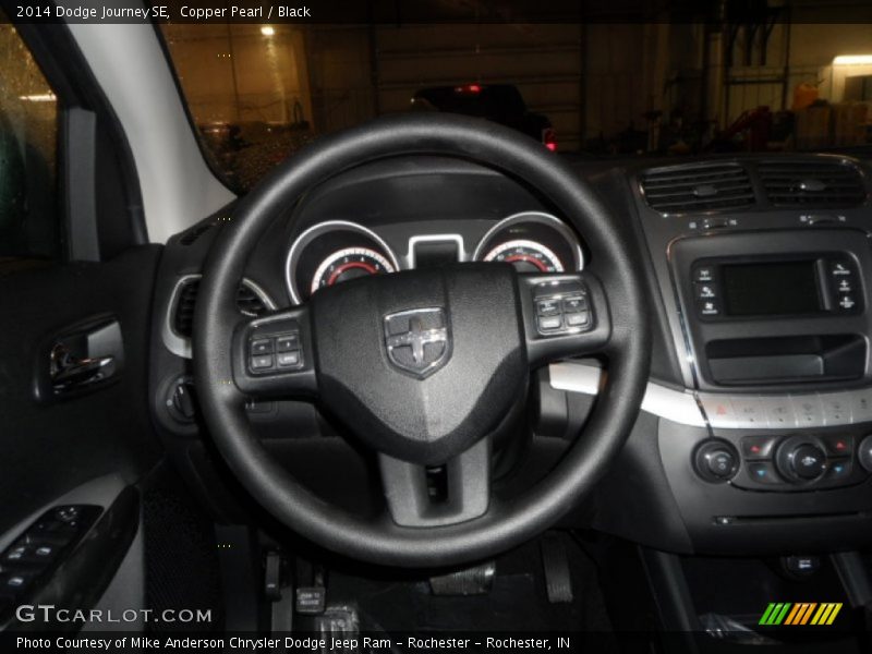 Copper Pearl / Black 2014 Dodge Journey SE