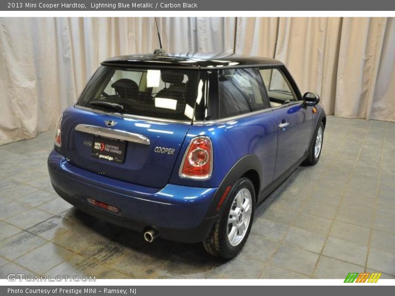 Lightning Blue Metallic / Carbon Black 2013 Mini Cooper Hardtop